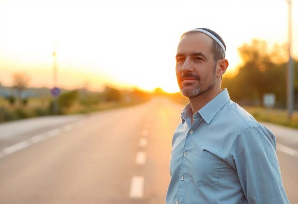 רגע החלטה במסע אישי יהודי